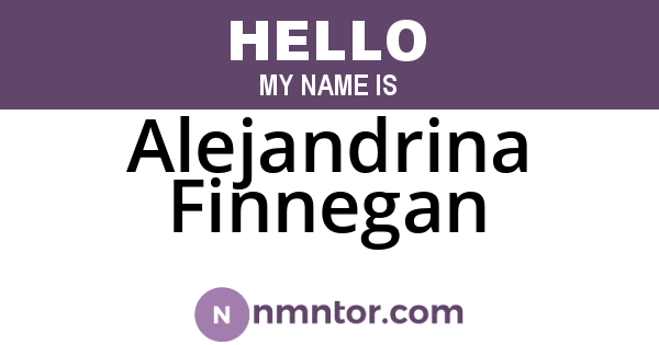 Alejandrina Finnegan