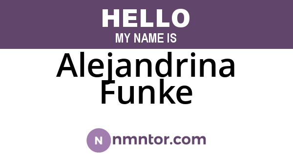 Alejandrina Funke