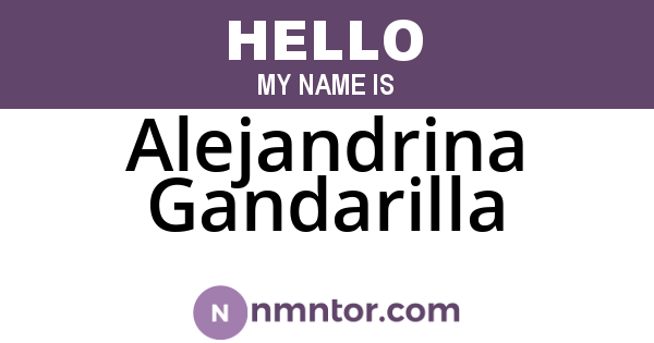 Alejandrina Gandarilla
