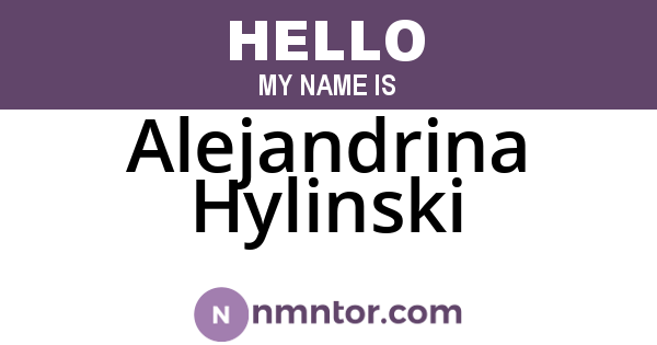 Alejandrina Hylinski