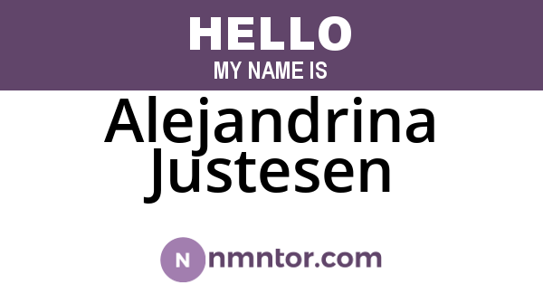 Alejandrina Justesen