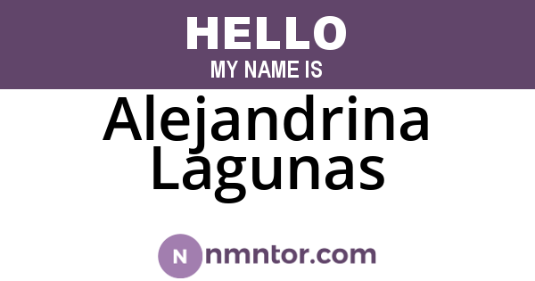 Alejandrina Lagunas
