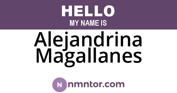 Alejandrina Magallanes