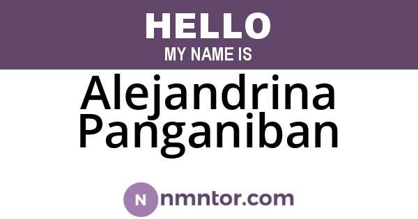 Alejandrina Panganiban