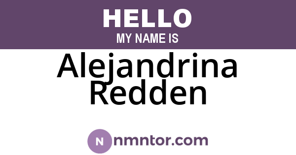Alejandrina Redden