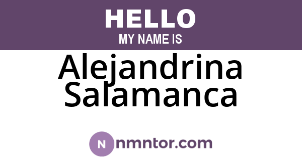 Alejandrina Salamanca