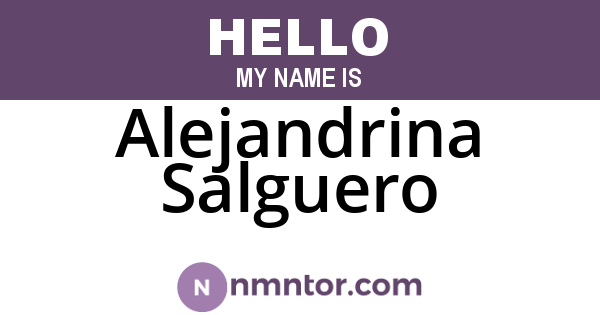Alejandrina Salguero