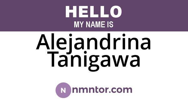 Alejandrina Tanigawa