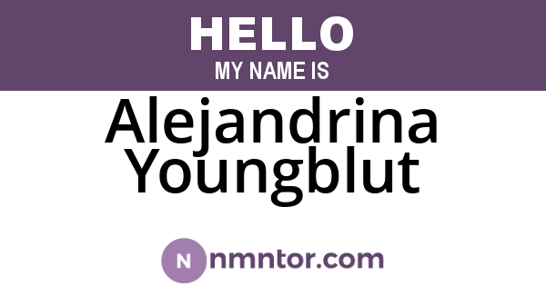 Alejandrina Youngblut