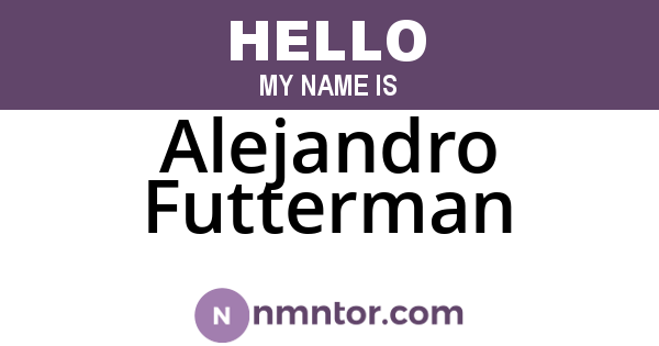 Alejandro Futterman