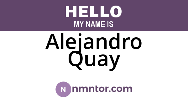 Alejandro Quay