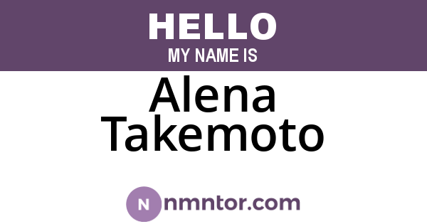 Alena Takemoto