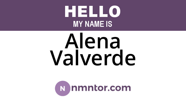 Alena Valverde