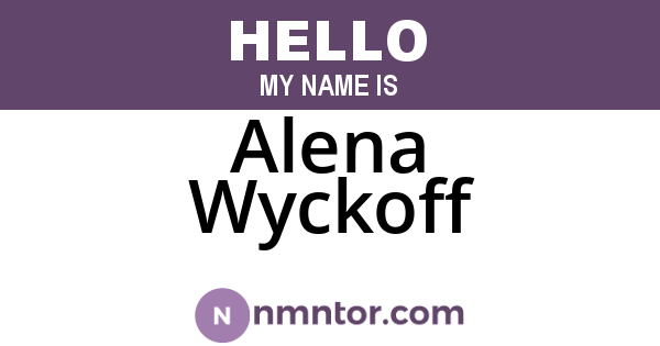 Alena Wyckoff