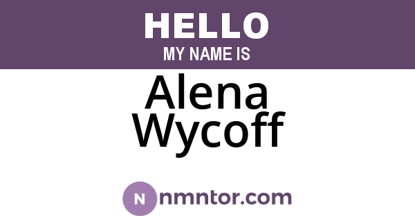 Alena Wycoff