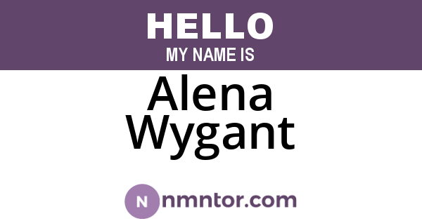 Alena Wygant