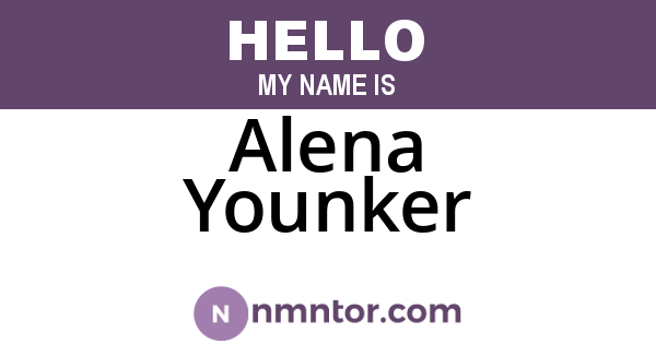 Alena Younker
