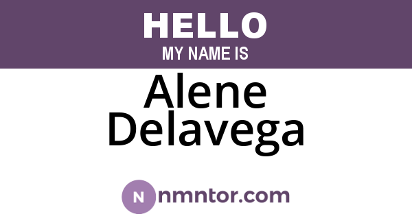 Alene Delavega