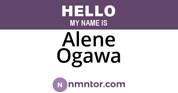 Alene Ogawa