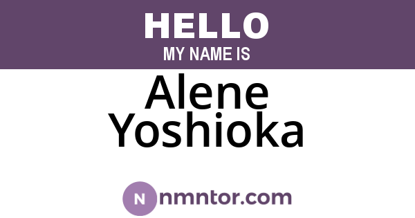 Alene Yoshioka