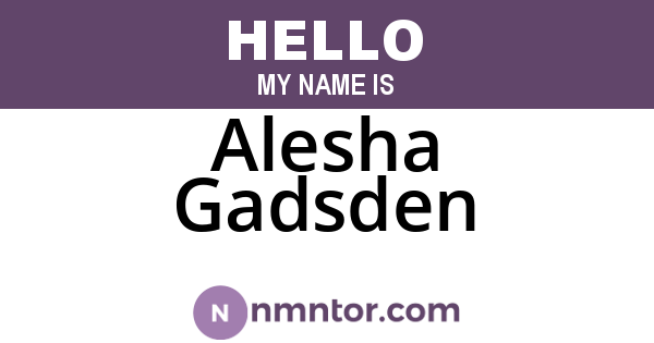 Alesha Gadsden