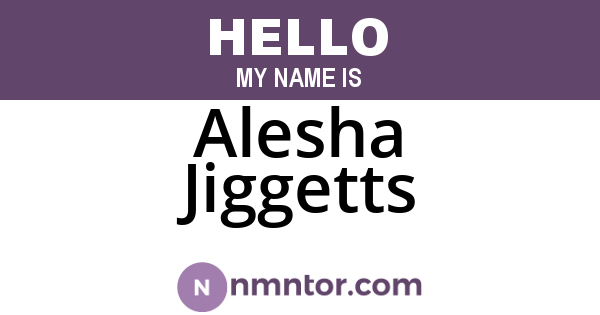 Alesha Jiggetts