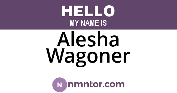 Alesha Wagoner