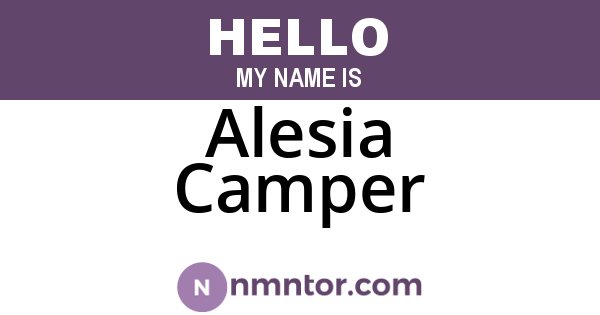 Alesia Camper
