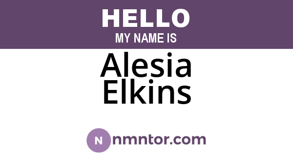 Alesia Elkins