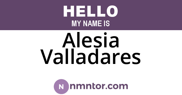 Alesia Valladares