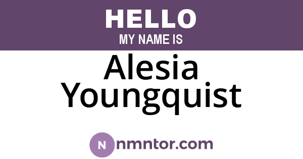 Alesia Youngquist