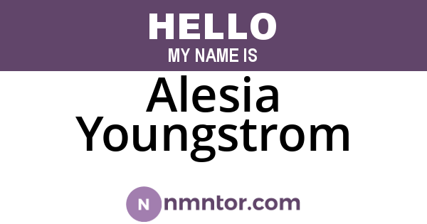 Alesia Youngstrom