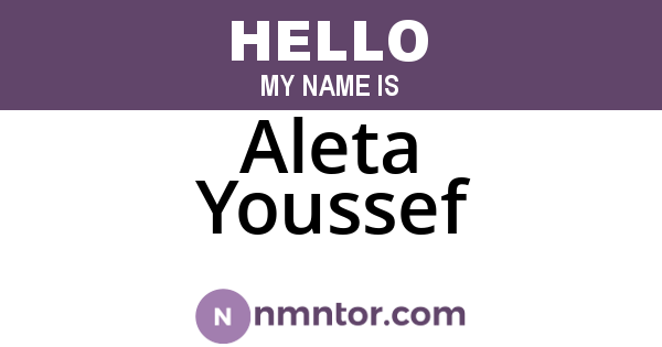 Aleta Youssef