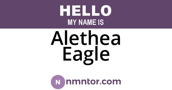 Alethea Eagle