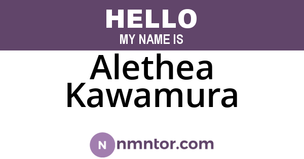 Alethea Kawamura