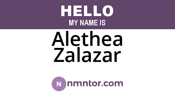 Alethea Zalazar