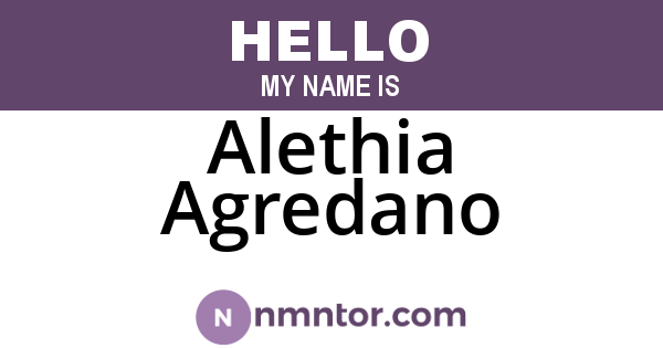 Alethia Agredano