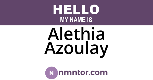 Alethia Azoulay