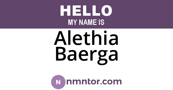 Alethia Baerga