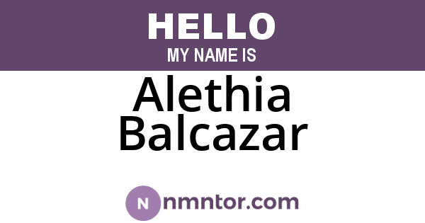 Alethia Balcazar