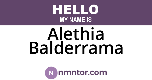 Alethia Balderrama