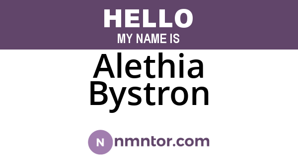 Alethia Bystron