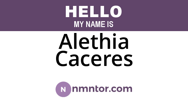 Alethia Caceres