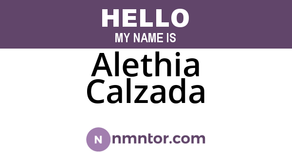 Alethia Calzada