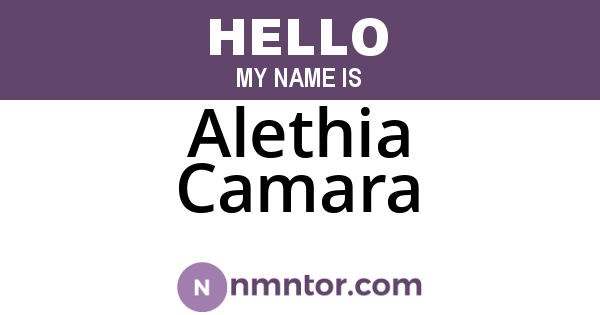 Alethia Camara