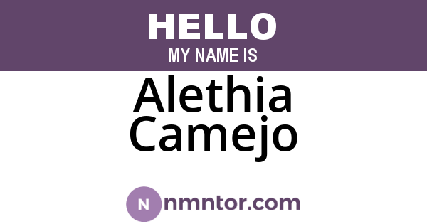 Alethia Camejo