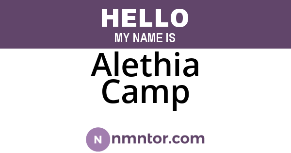 Alethia Camp