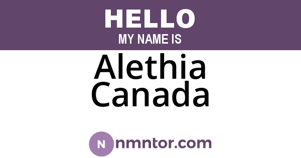 Alethia Canada
