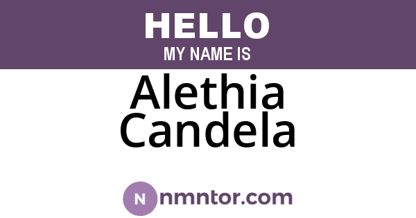 Alethia Candela
