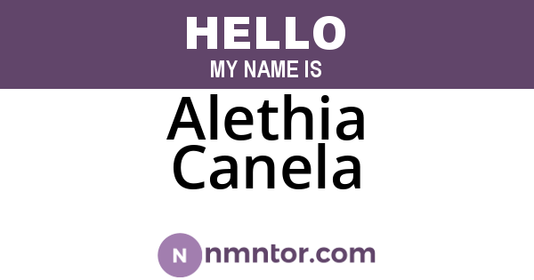 Alethia Canela